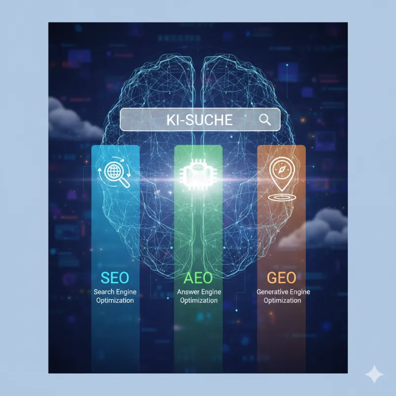 SEO vs. AEO vs. GEO - was sind die Unterschiede