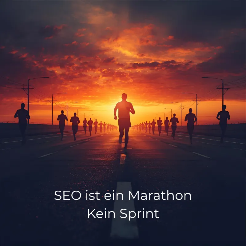 SEO ist ein Marathon und kein Sprint.