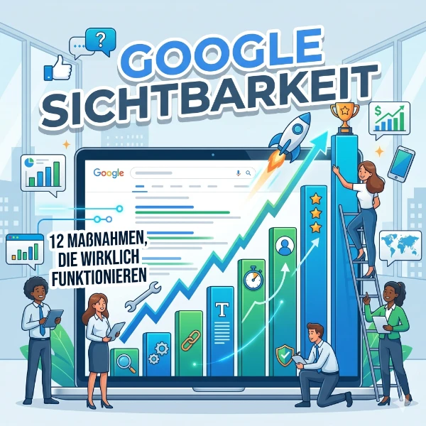Google Sichtbarkeit erhöhen: Unsere 12 Maßnahmen für dich, die wirklich funktionieren