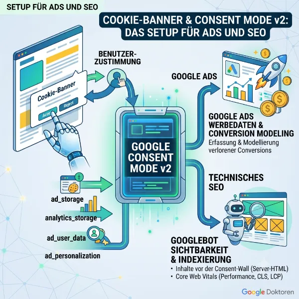 Cookie-Banner - Setup für Google Ads und technisches SEO