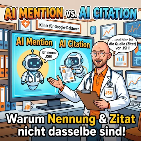 Start 15 AI Mention vs AI Citation: Warum Nennung und Zitat nicht dasselbe sind.